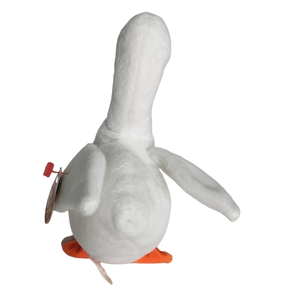 Ty Beanie Babies Gracie Swan Plush Stuffed Animal Hang 4th Gen Tush 4th Gen Tag - Picture 3 of 4